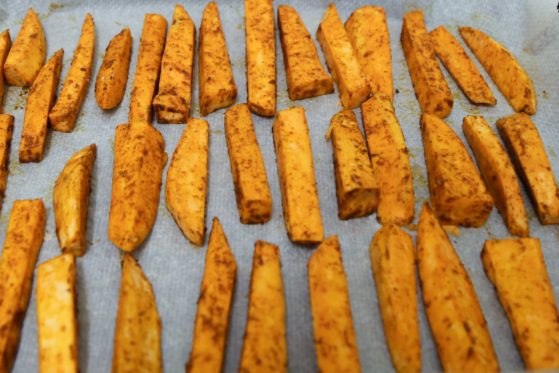 frites-de-patates-douces-au-four